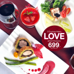 LOVE 3-Course Dinner Set Menu for only 699.-